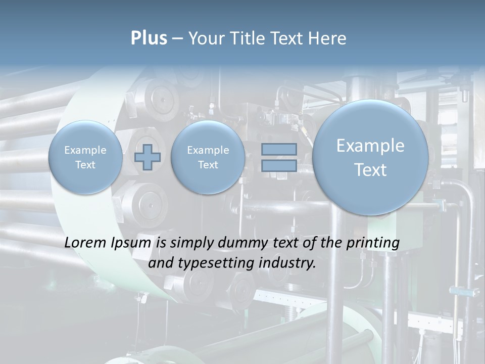 Production Manufacturing Construction PowerPoint Template