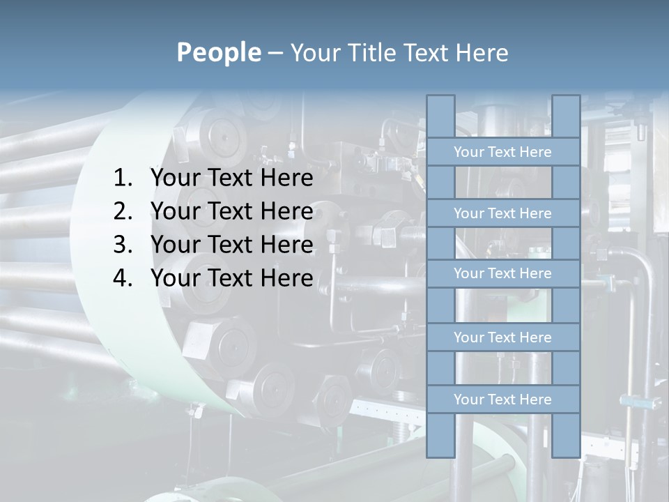 Production Manufacturing Construction PowerPoint Template
