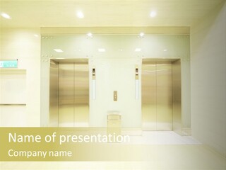 Walkway Department Indoor PowerPoint Template