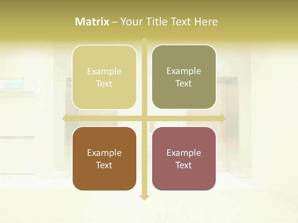 Walkway Department Indoor PowerPoint Template