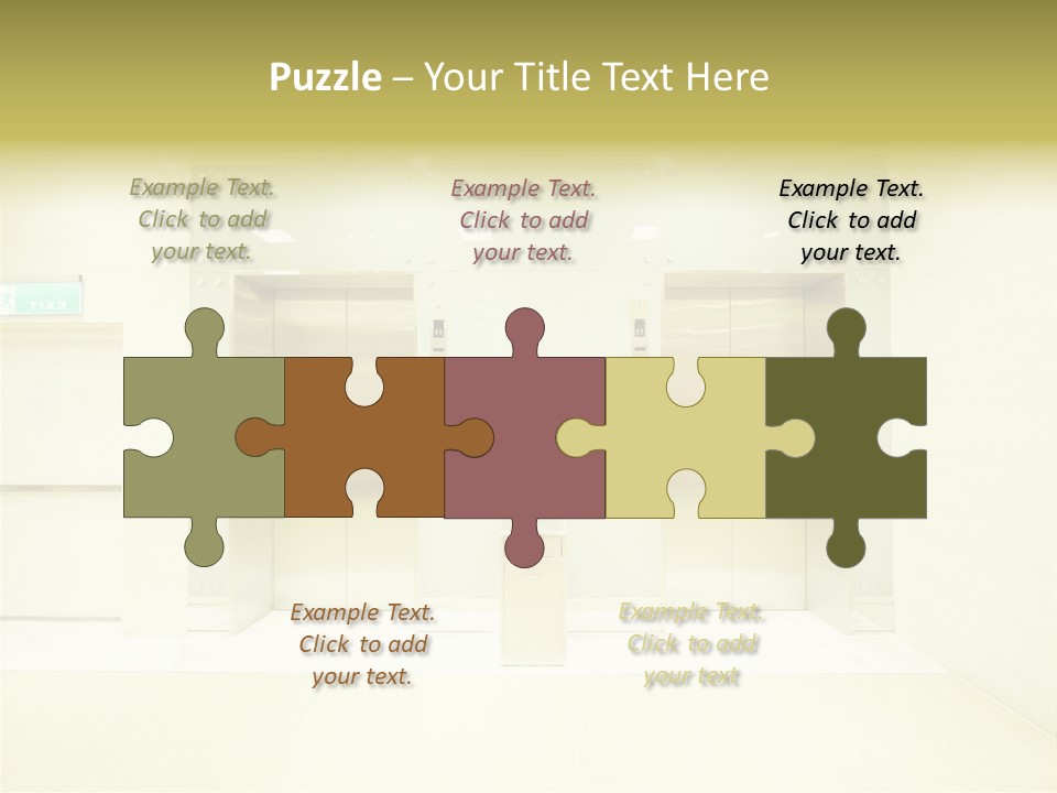 Walkway Department Indoor PowerPoint Template