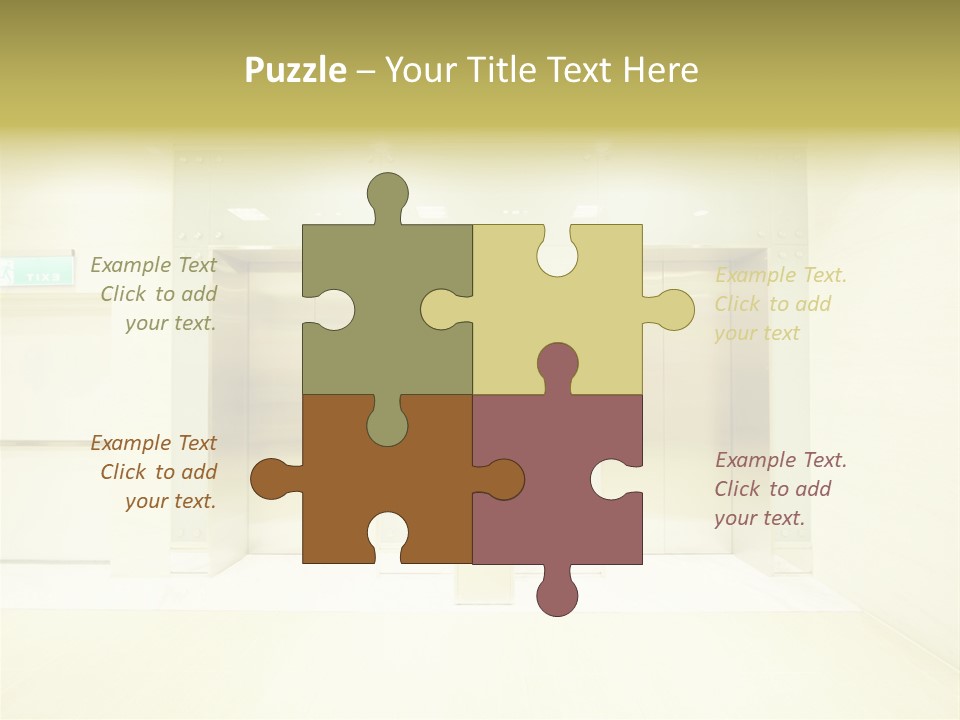 Walkway Department Indoor PowerPoint Template