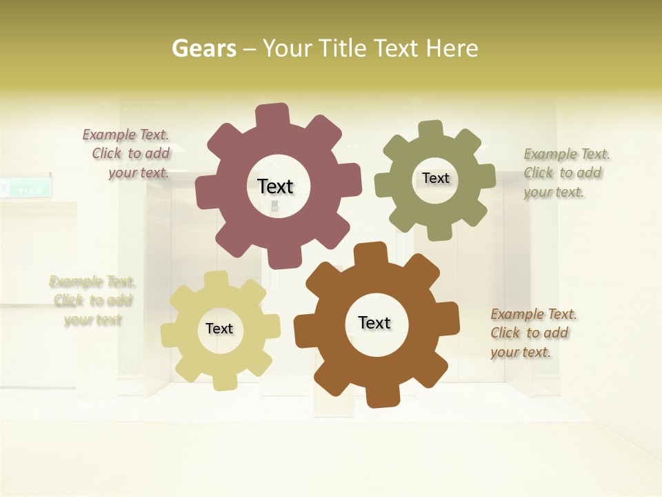 Walkway Department Indoor PowerPoint Template