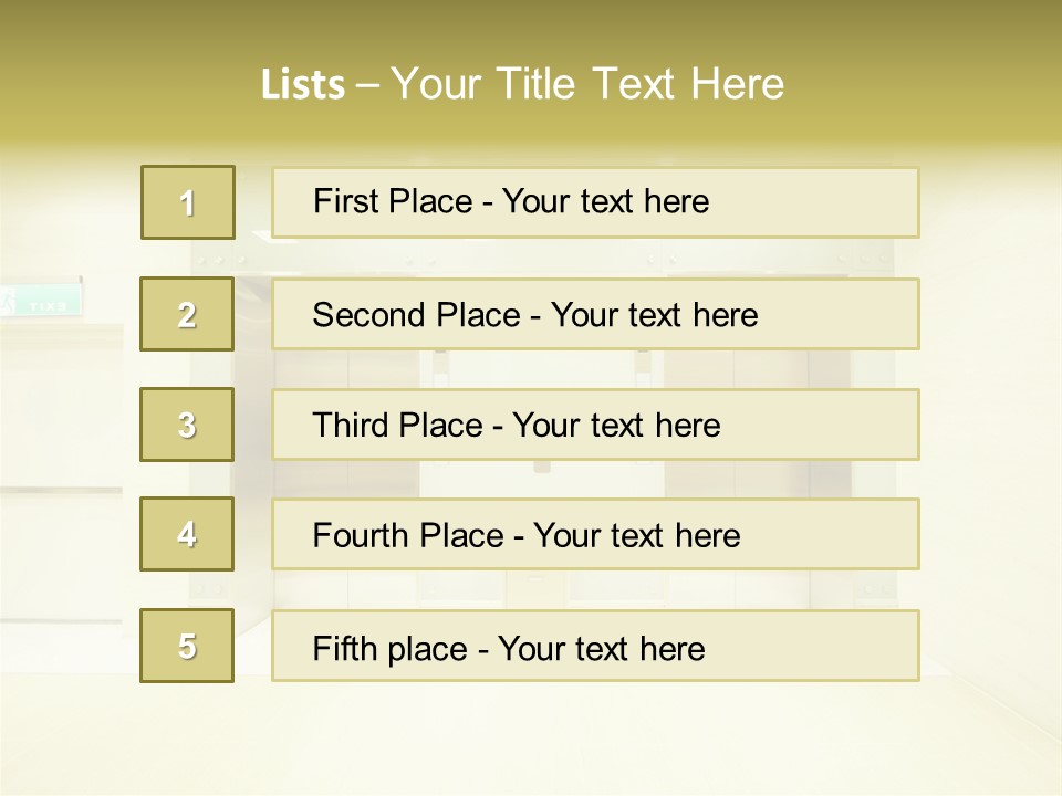 Walkway Department Indoor PowerPoint Template