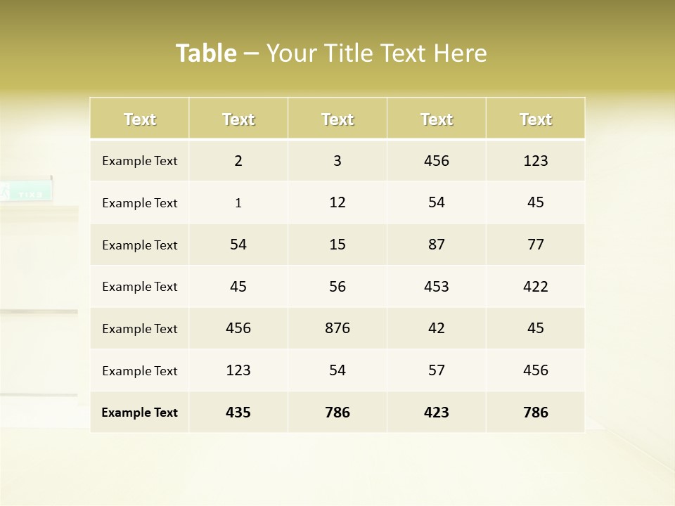 Walkway Department Indoor PowerPoint Template