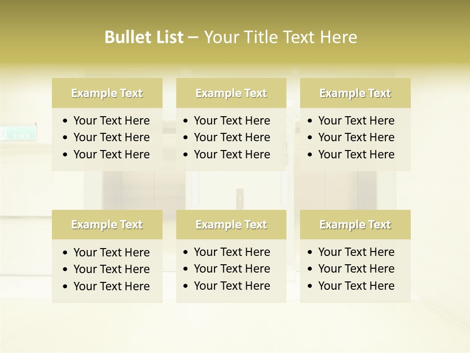 Walkway Department Indoor PowerPoint Template