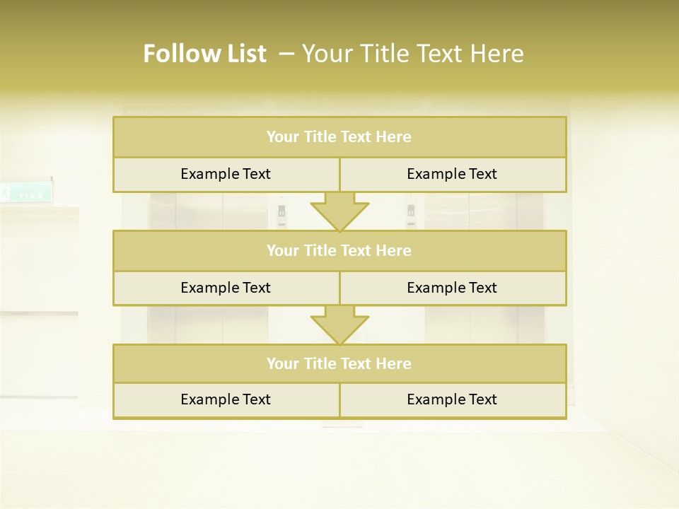 Walkway Department Indoor PowerPoint Template