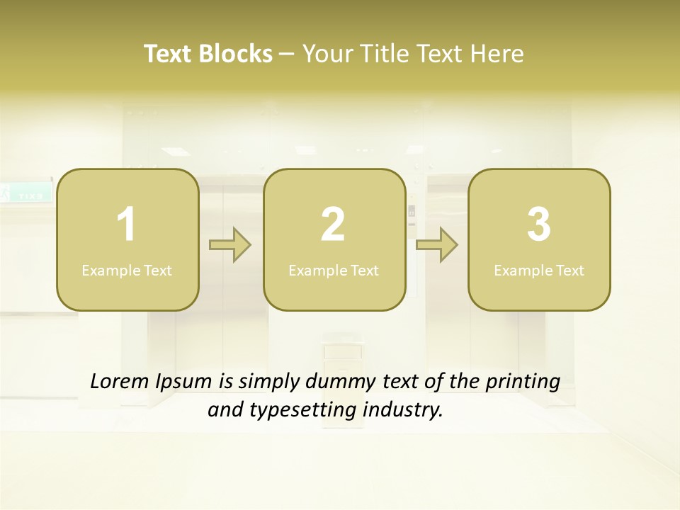 Walkway Department Indoor PowerPoint Template