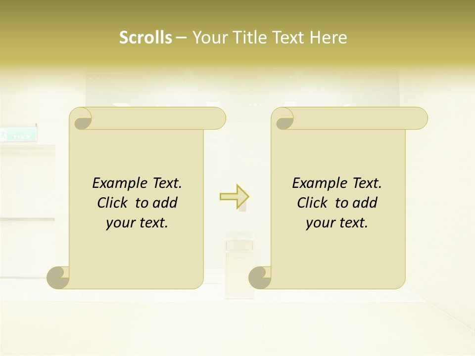 Walkway Department Indoor PowerPoint Template