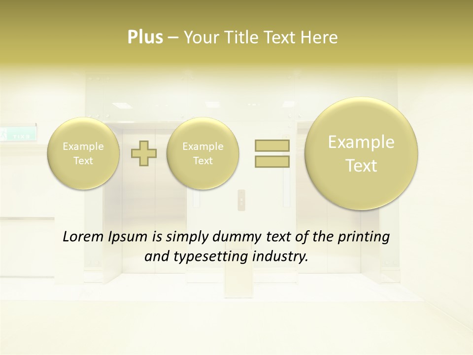 Walkway Department Indoor PowerPoint Template