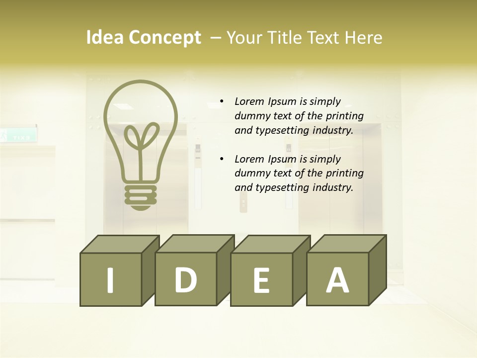 Walkway Department Indoor PowerPoint Template