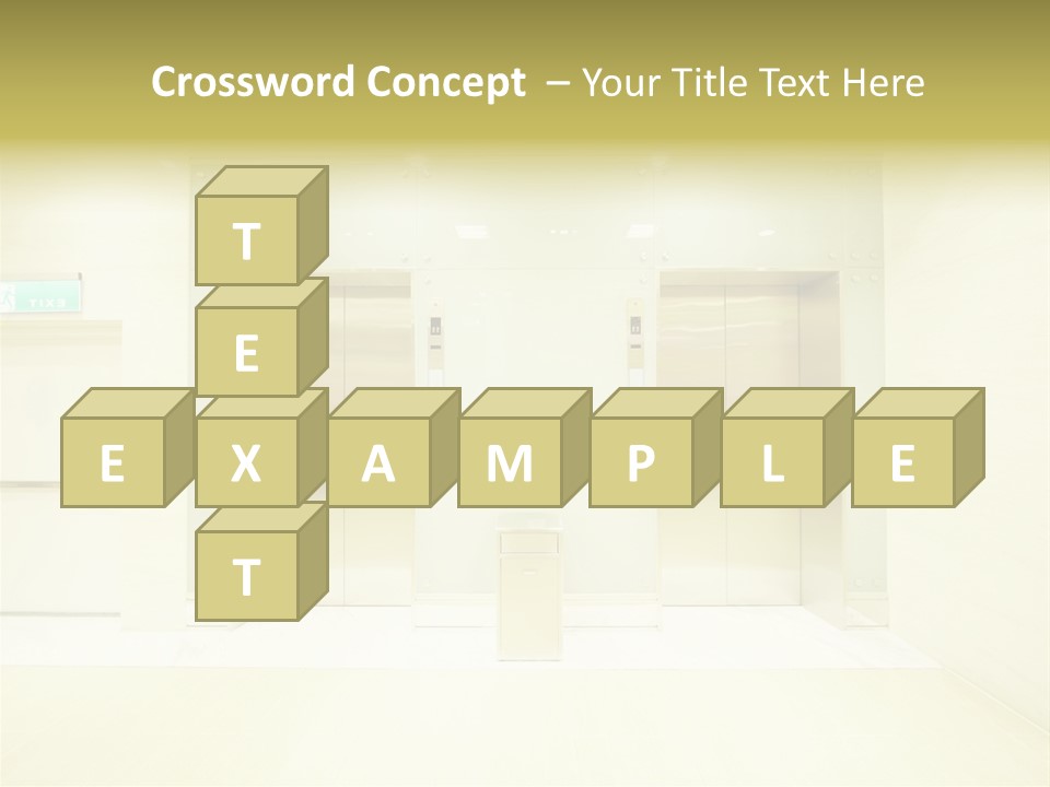 Walkway Department Indoor PowerPoint Template