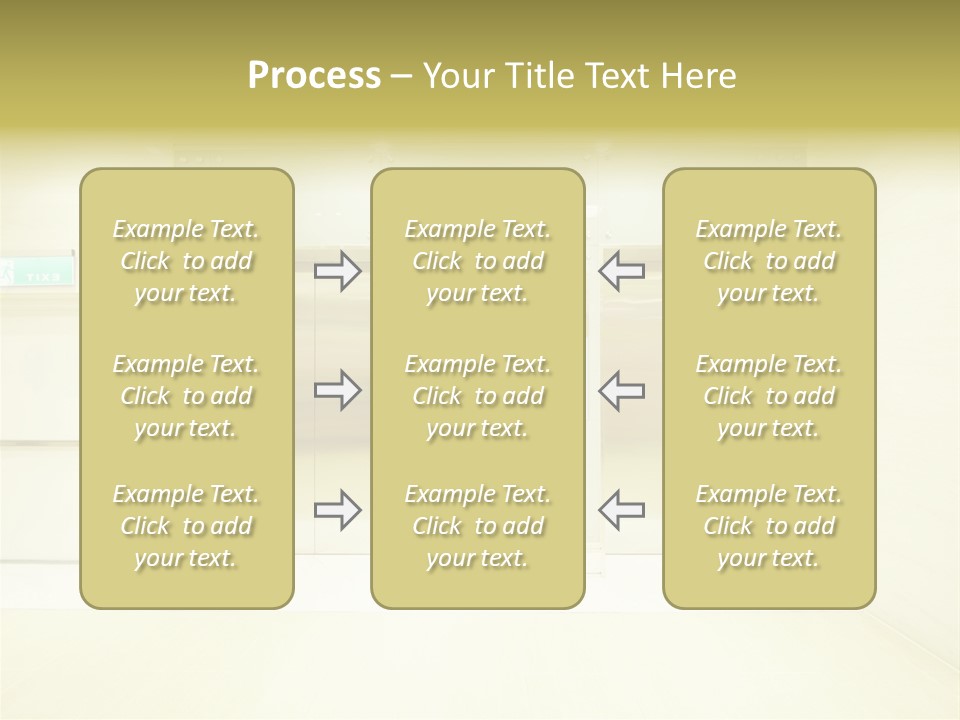 Walkway Department Indoor PowerPoint Template
