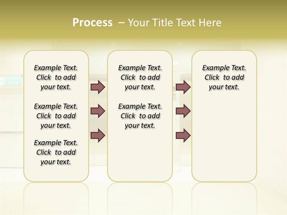 Walkway Department Indoor PowerPoint Template