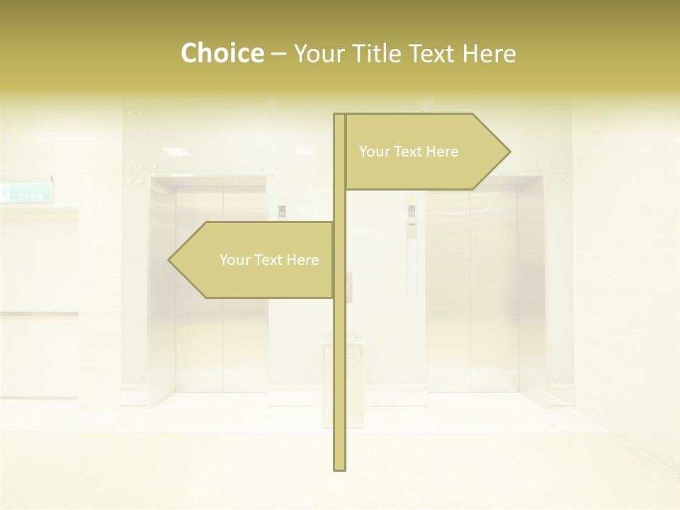 Walkway Department Indoor PowerPoint Template