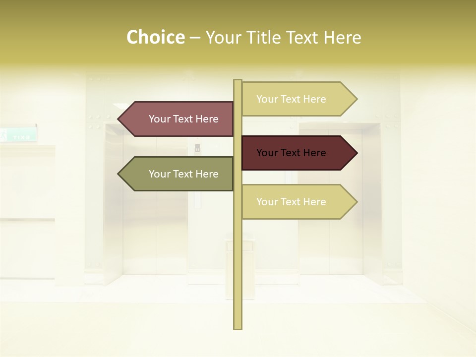 Walkway Department Indoor PowerPoint Template
