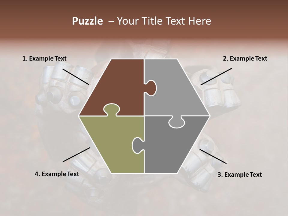 Fuel Hole Polychrystalline PowerPoint Template