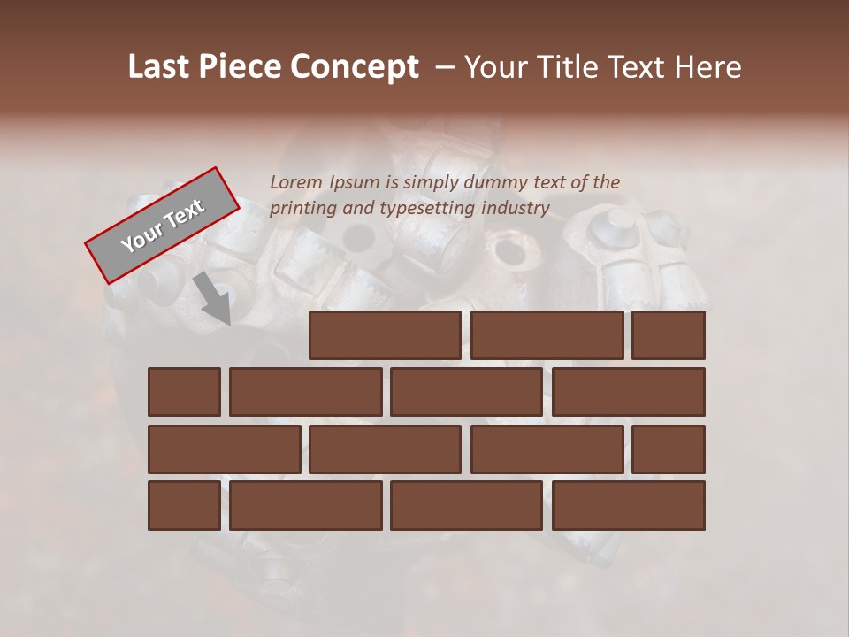 Fuel Hole Polychrystalline PowerPoint Template