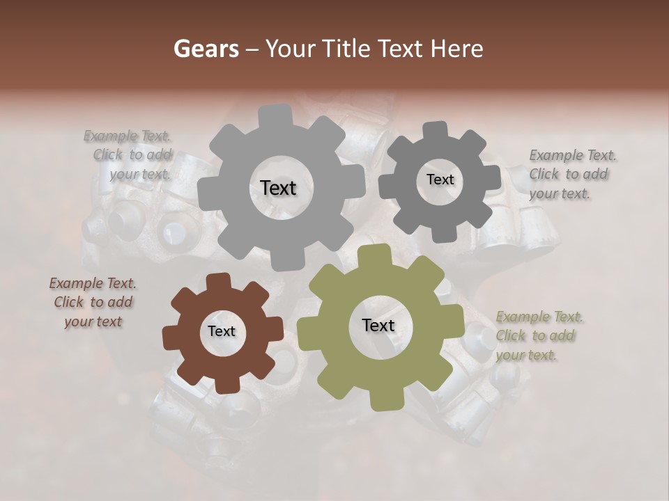 Fuel Hole Polychrystalline PowerPoint Template