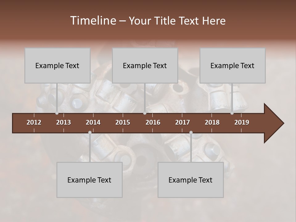 Fuel Hole Polychrystalline PowerPoint Template