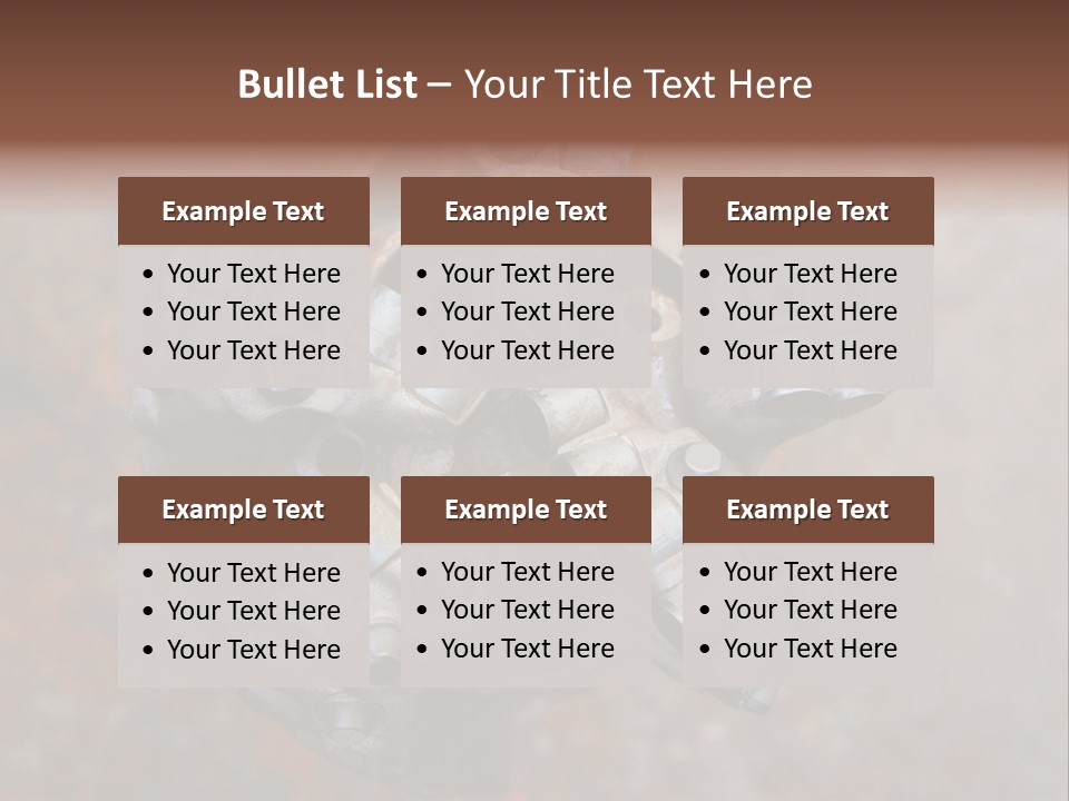 Fuel Hole Polychrystalline PowerPoint Template