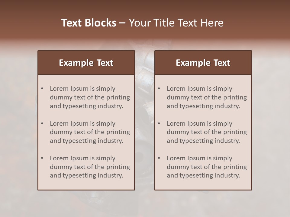 Fuel Hole Polychrystalline PowerPoint Template