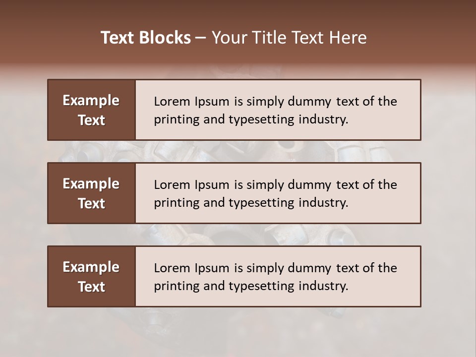 Fuel Hole Polychrystalline PowerPoint Template