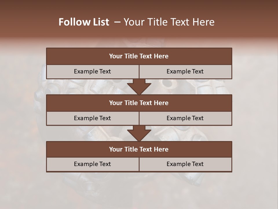 Fuel Hole Polychrystalline PowerPoint Template