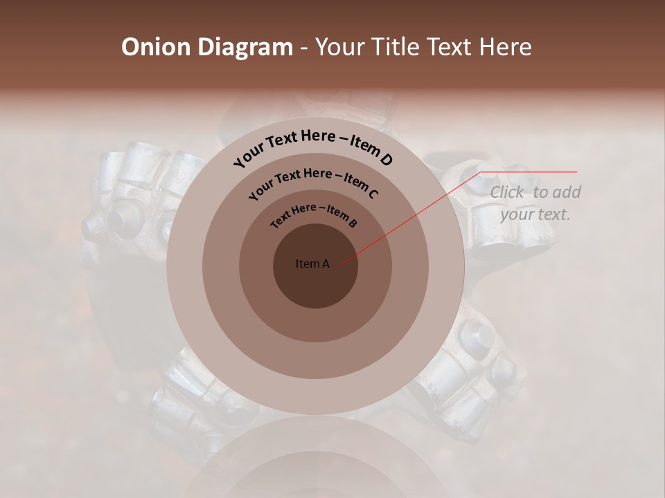 Fuel Hole Polychrystalline PowerPoint Template