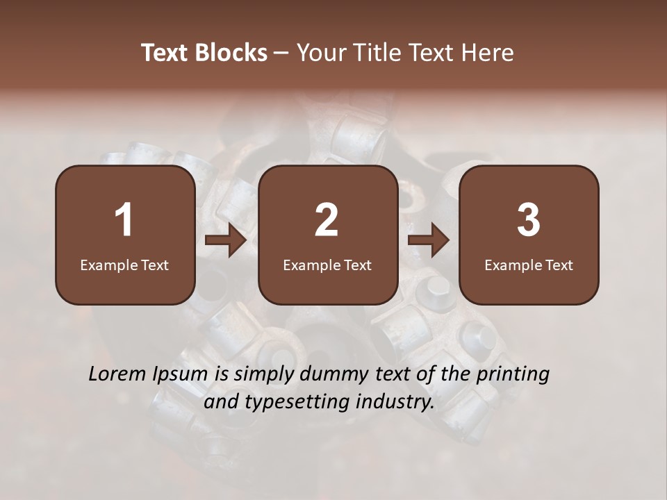 Fuel Hole Polychrystalline PowerPoint Template