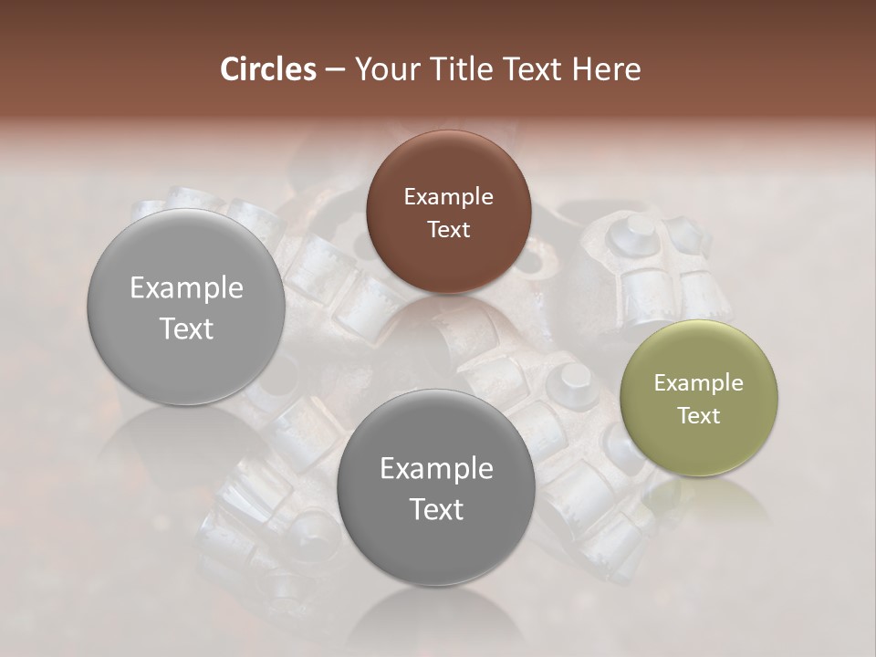Fuel Hole Polychrystalline PowerPoint Template