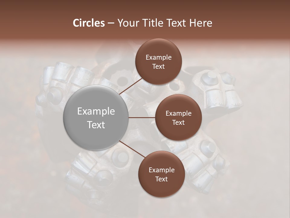 Fuel Hole Polychrystalline PowerPoint Template