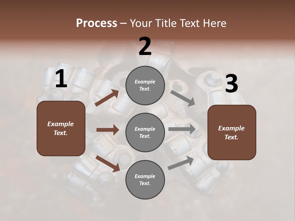 Fuel Hole Polychrystalline PowerPoint Template