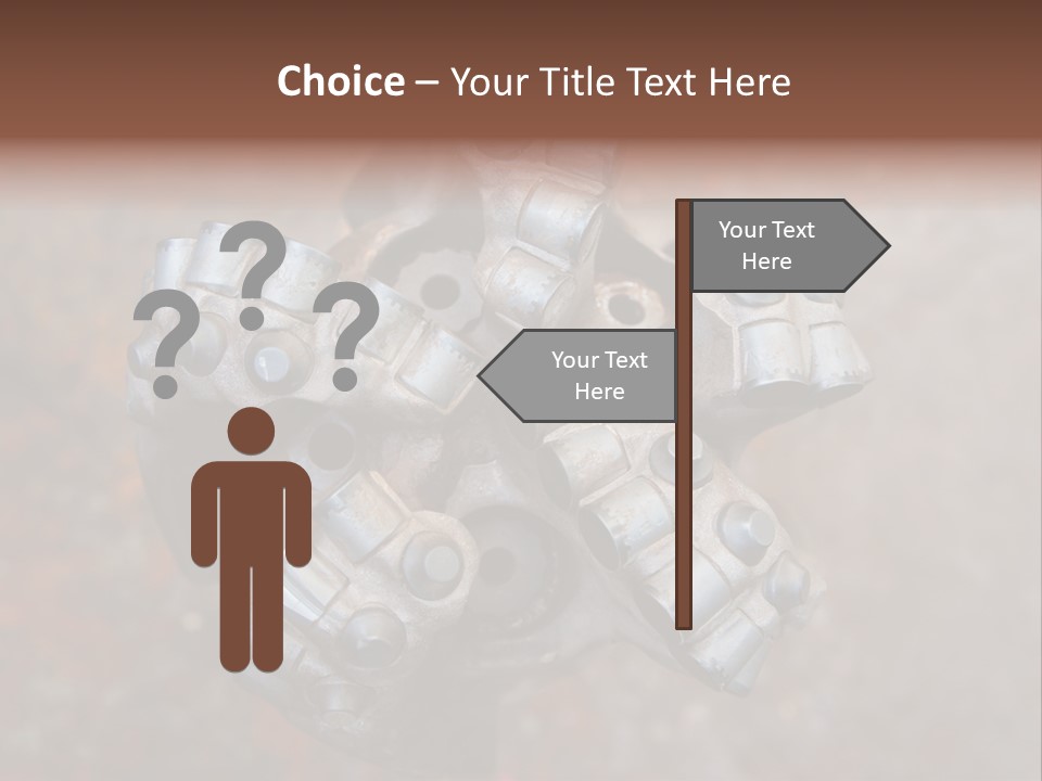Fuel Hole Polychrystalline PowerPoint Template