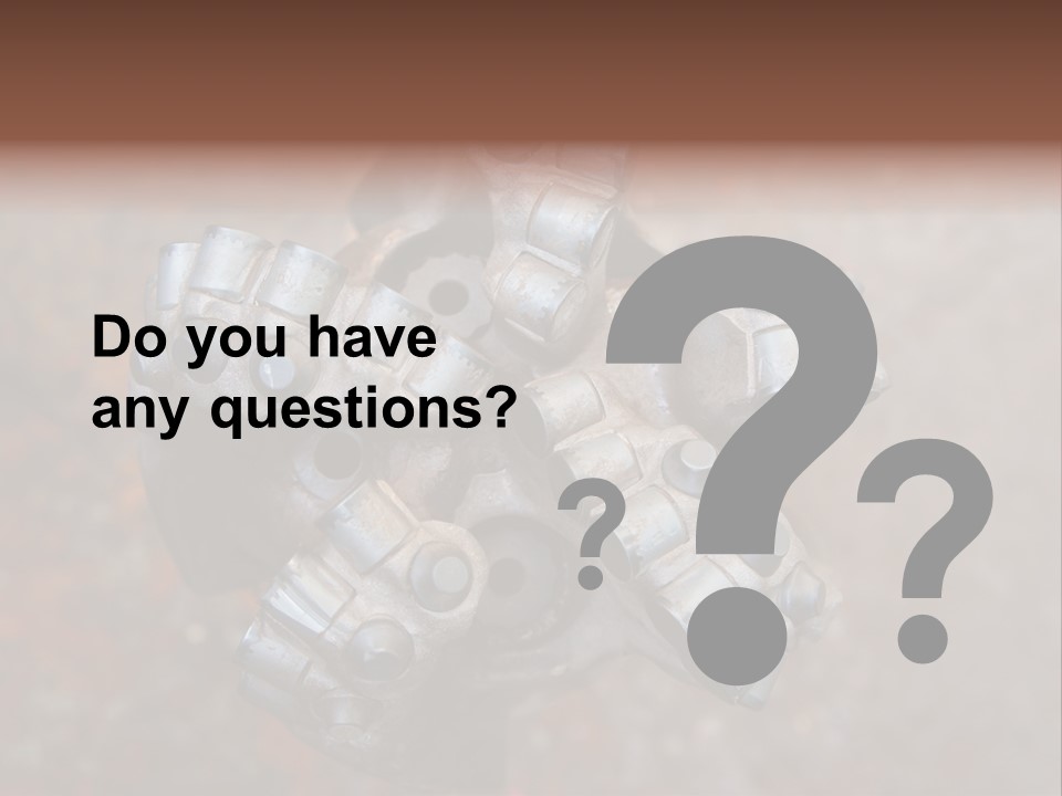 Fuel Hole Polychrystalline PowerPoint Template