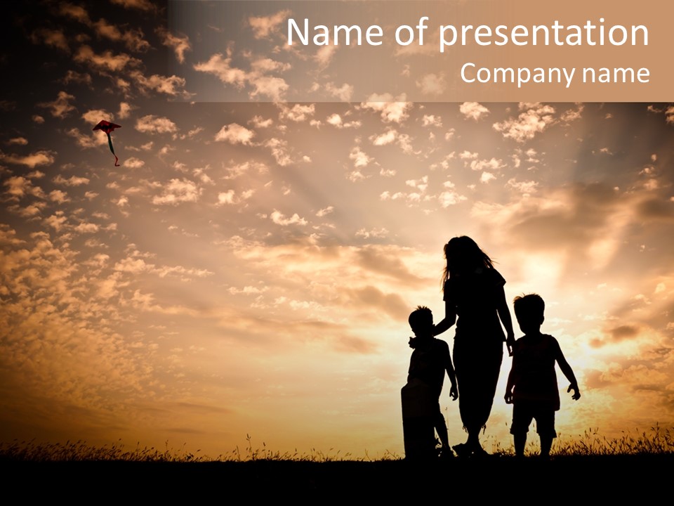 Play Three Horizontal PowerPoint Template