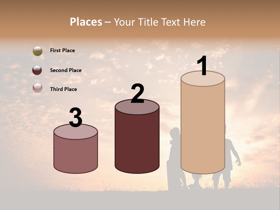 Play Three Horizontal PowerPoint Template