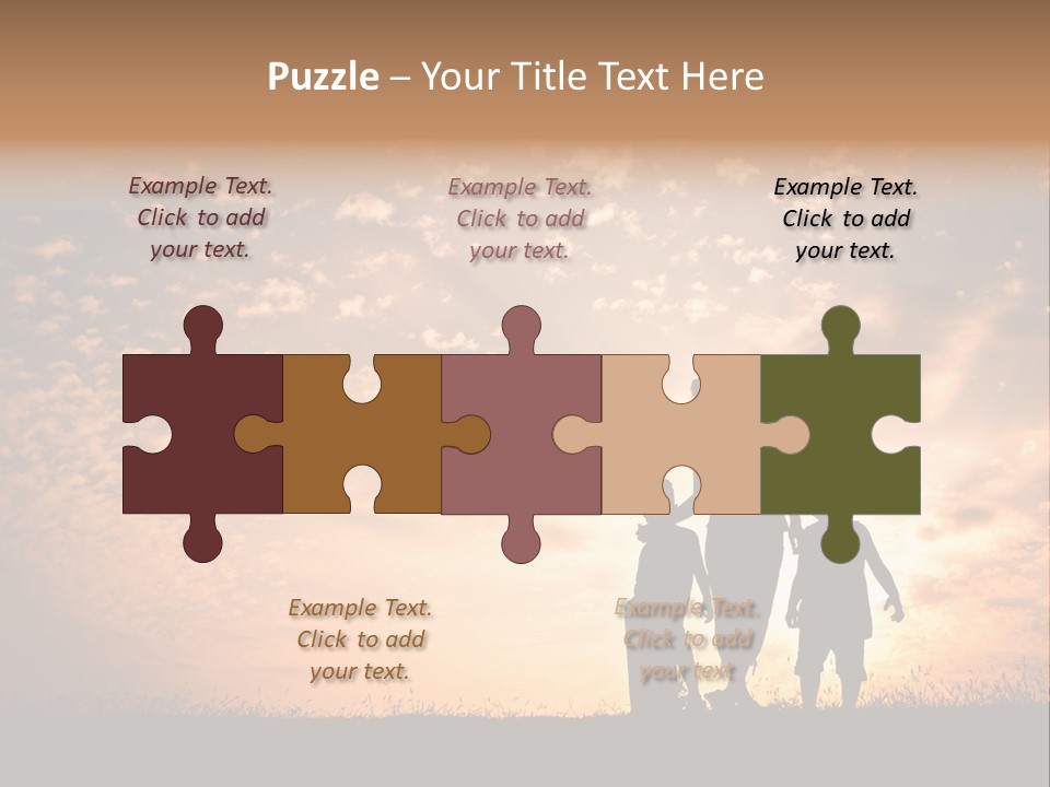 Play Three Horizontal PowerPoint Template
