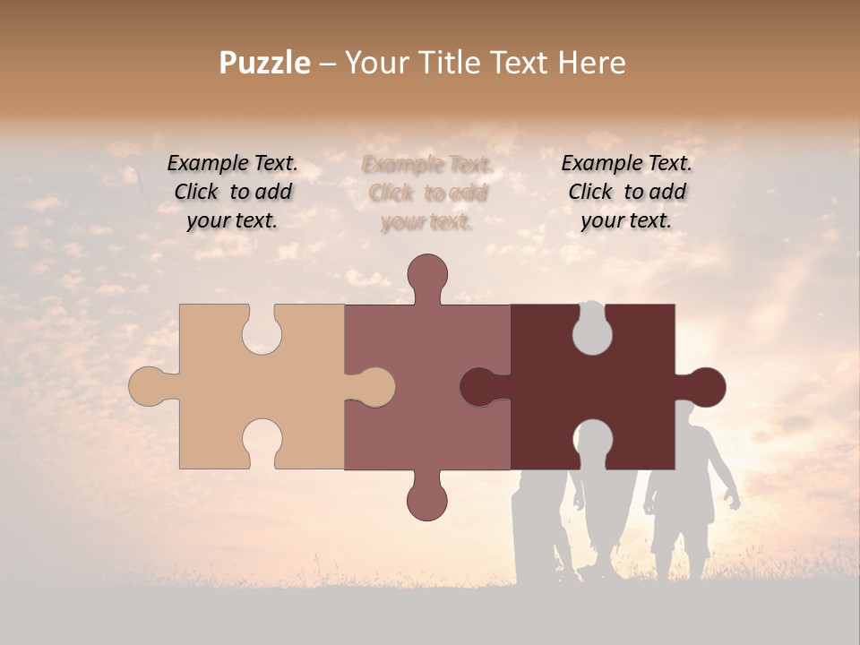 Play Three Horizontal PowerPoint Template