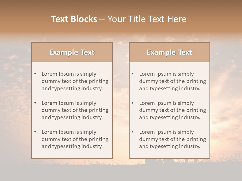 Play Three Horizontal PowerPoint Template