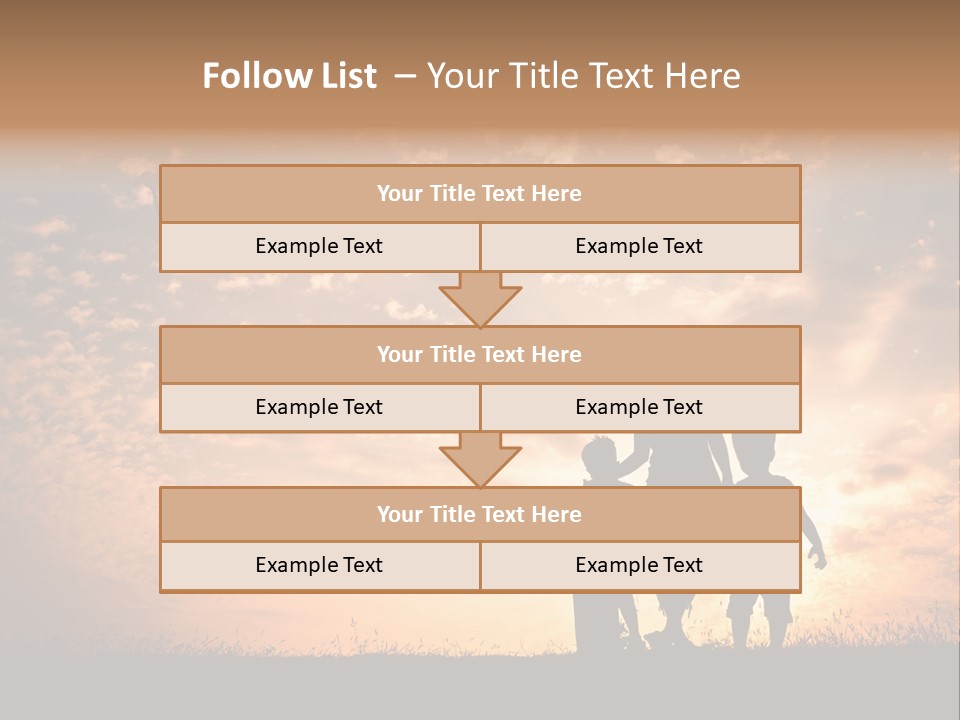 Play Three Horizontal PowerPoint Template