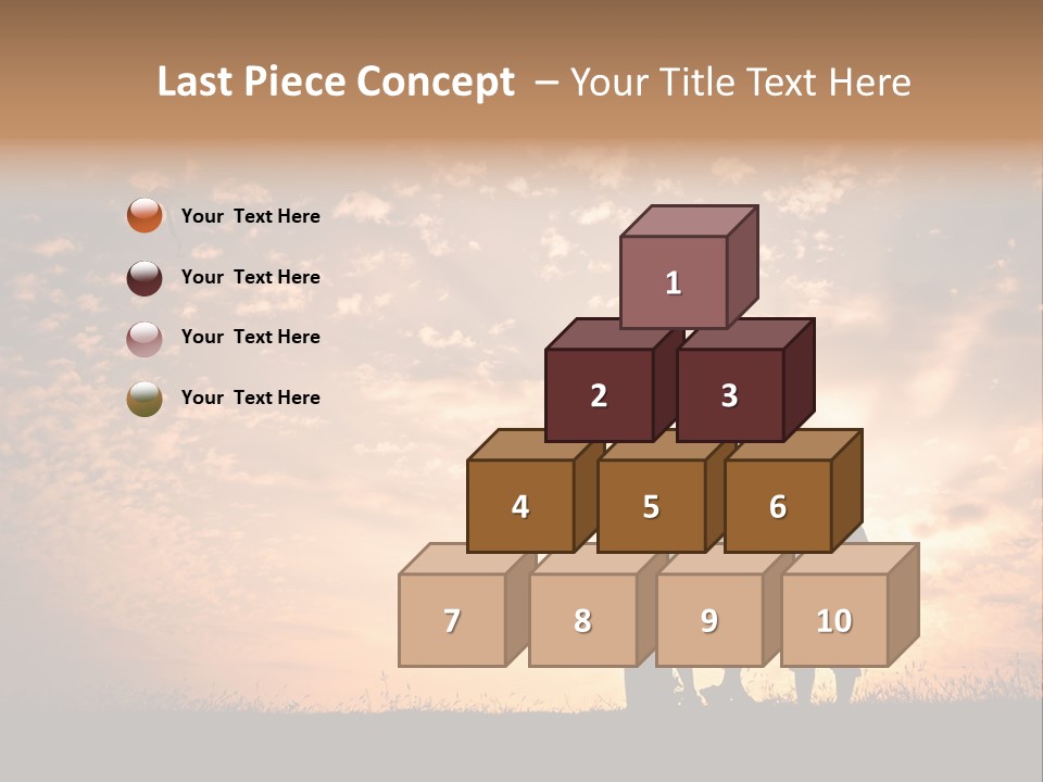 Play Three Horizontal PowerPoint Template
