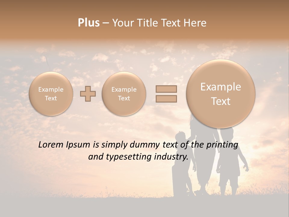 Play Three Horizontal PowerPoint Template
