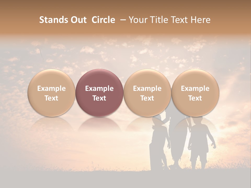 Play Three Horizontal PowerPoint Template