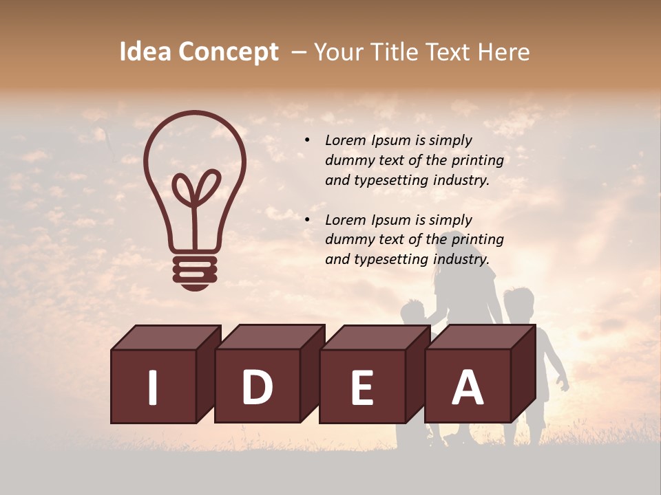 Play Three Horizontal PowerPoint Template