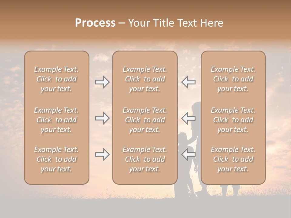 Play Three Horizontal PowerPoint Template
