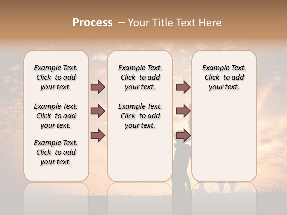 Play Three Horizontal PowerPoint Template