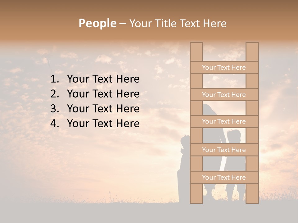 Play Three Horizontal PowerPoint Template