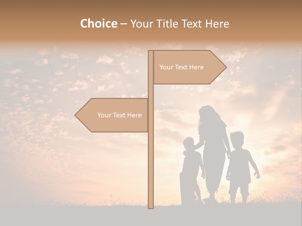 Play Three Horizontal PowerPoint Template