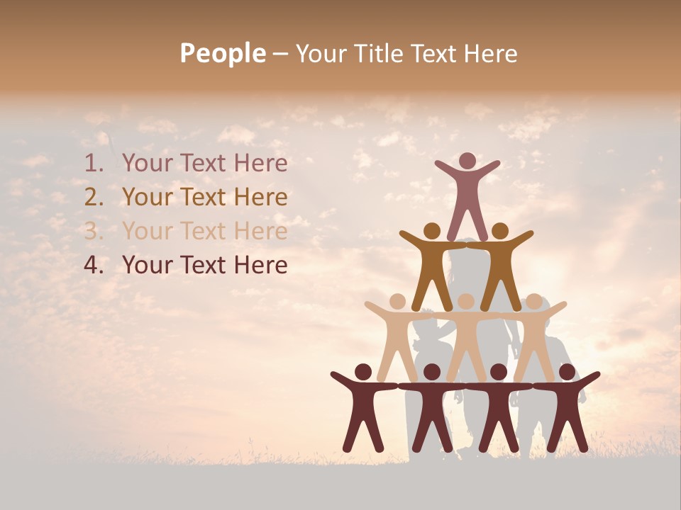 Play Three Horizontal PowerPoint Template